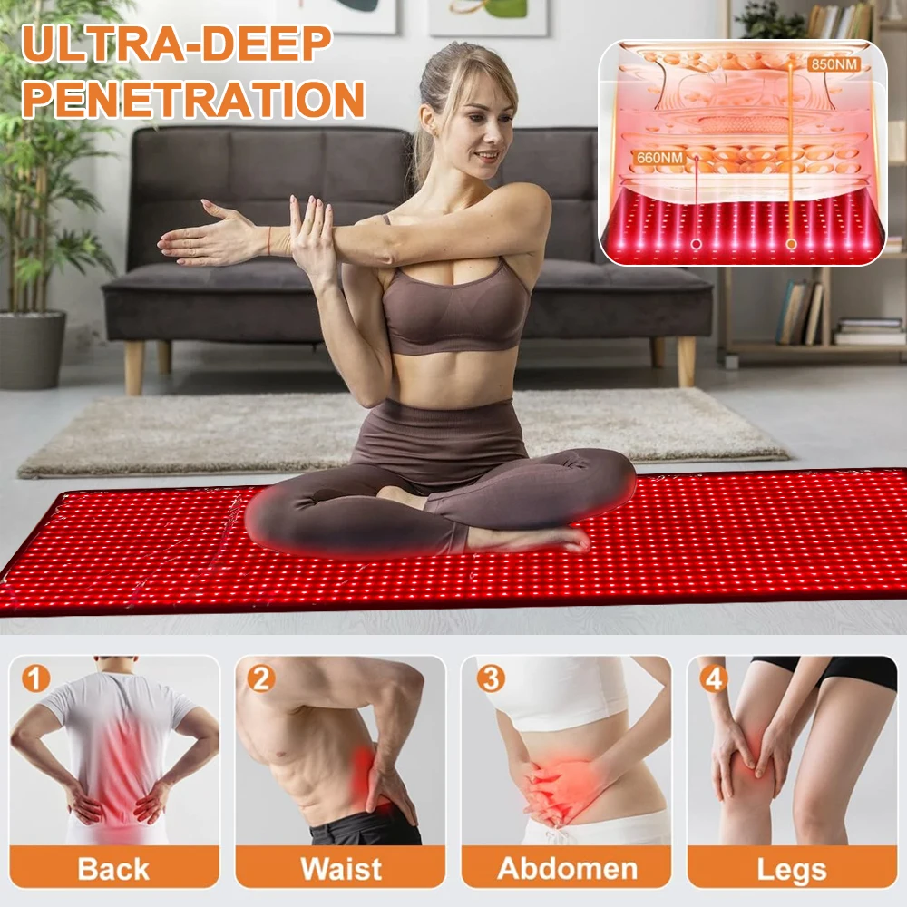 Large Full Body Red Light Mat 71