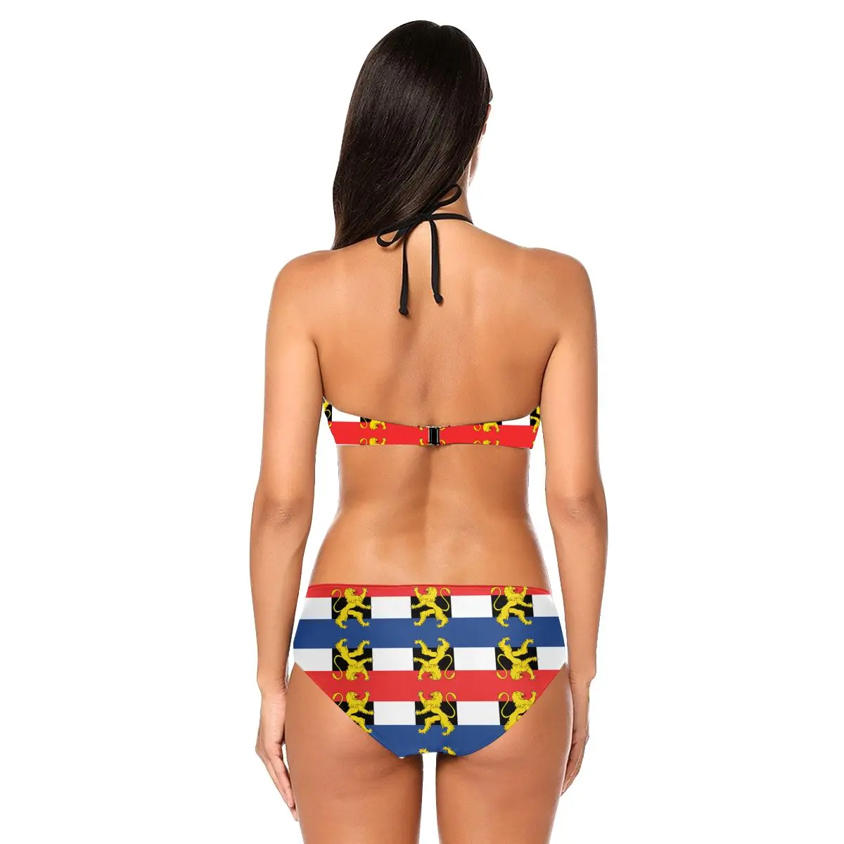 Flag Of Benelux Bikinis Exotic Swimsuit Low Waist swimsuit separate Women bathing suit SwimSuit