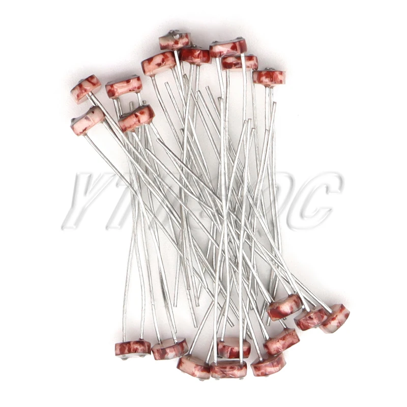 20PCS LDR 5528 GL5528 5537 5506 5516 5539 Photo Light Sensitive Resistor Photoelectric Photoresistor For Arduino DIY