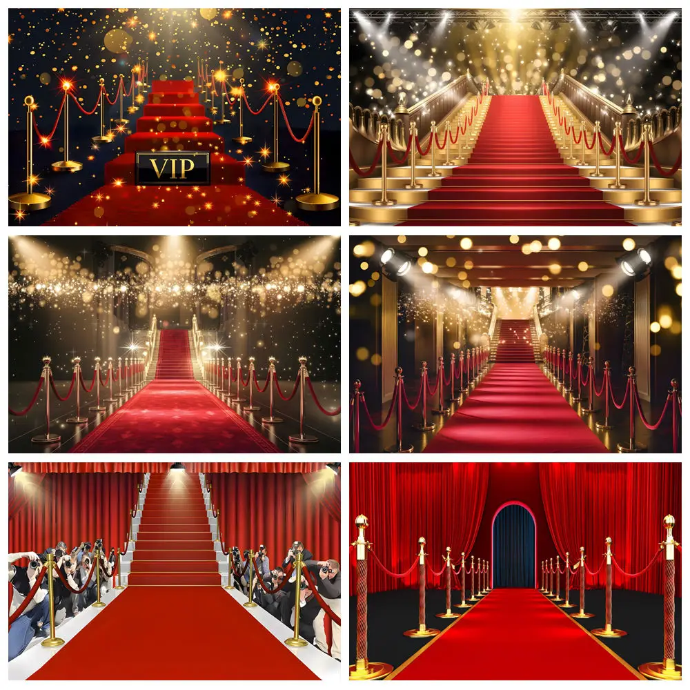 luxuoso-tapete-vermelho-escada-fundo-para-fotografias-estrela-filme-noite-cortina-vermelha-balanco-de-ouro-luz-ponto-festa-pano-de-fundo