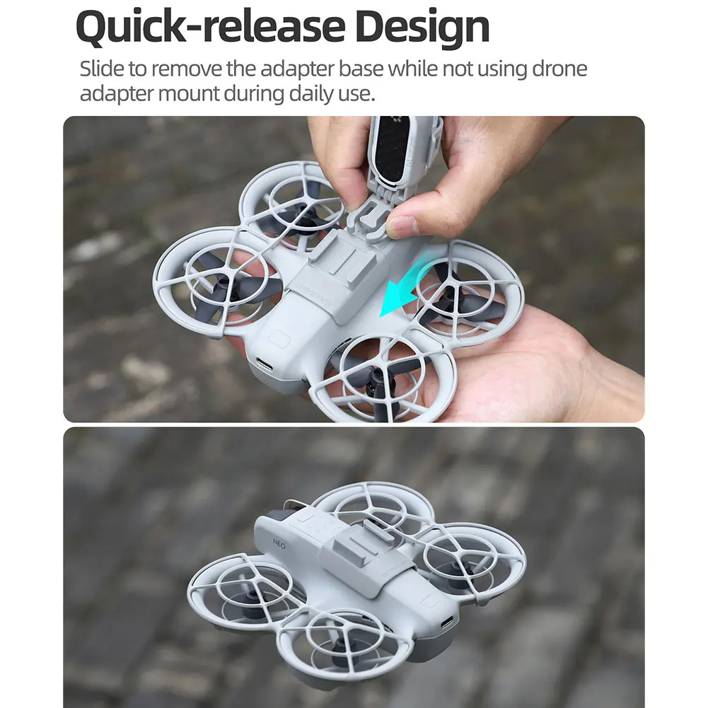 DJI Neo 드론용 조정 가능한 마운트 어댑터 카메라 확장 브래킷 Insta360 GO 3/GO 3S 액세서리용