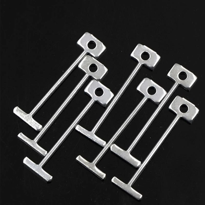 652F 300Pcs 1/16" Replacement Steel for Flooring Wall Tile Leveling System Construction Tools for Builing Walls Floor