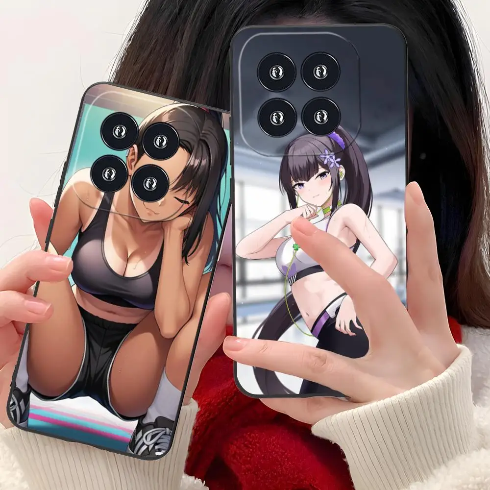 

Anime Yoga Girl Phone Case for Xiaomi 15 14 13 12 Mi 11 T Ultra Lite Pro S X 5G Colour Printing Protective Cover Luxury Pretty