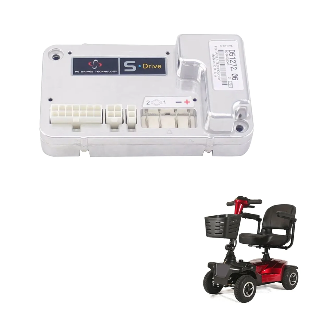 24V 70A Original S-Drive Controller D51272 for Mobility Scooter, PG Controller, Mobility Scooter Controller,Sunrise S400