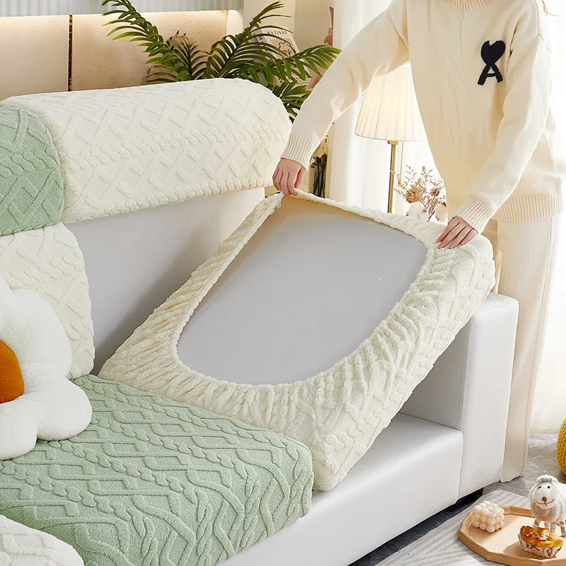 

Сплошной цвет, эластичные чехлы для диванов для гостиной, утолщенные секционные угловые чехлы, чехол для дивана L-образной формы, нужна покупка, чехол из 2 предметов