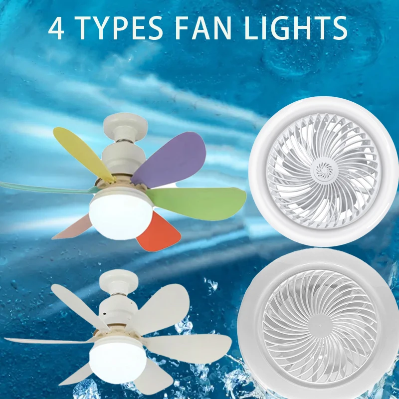 

Modern Ceiling Fan With Remote Control With Light LED ceiling fan light Indoor Suitable for Terrace Living Room Bedroom Home