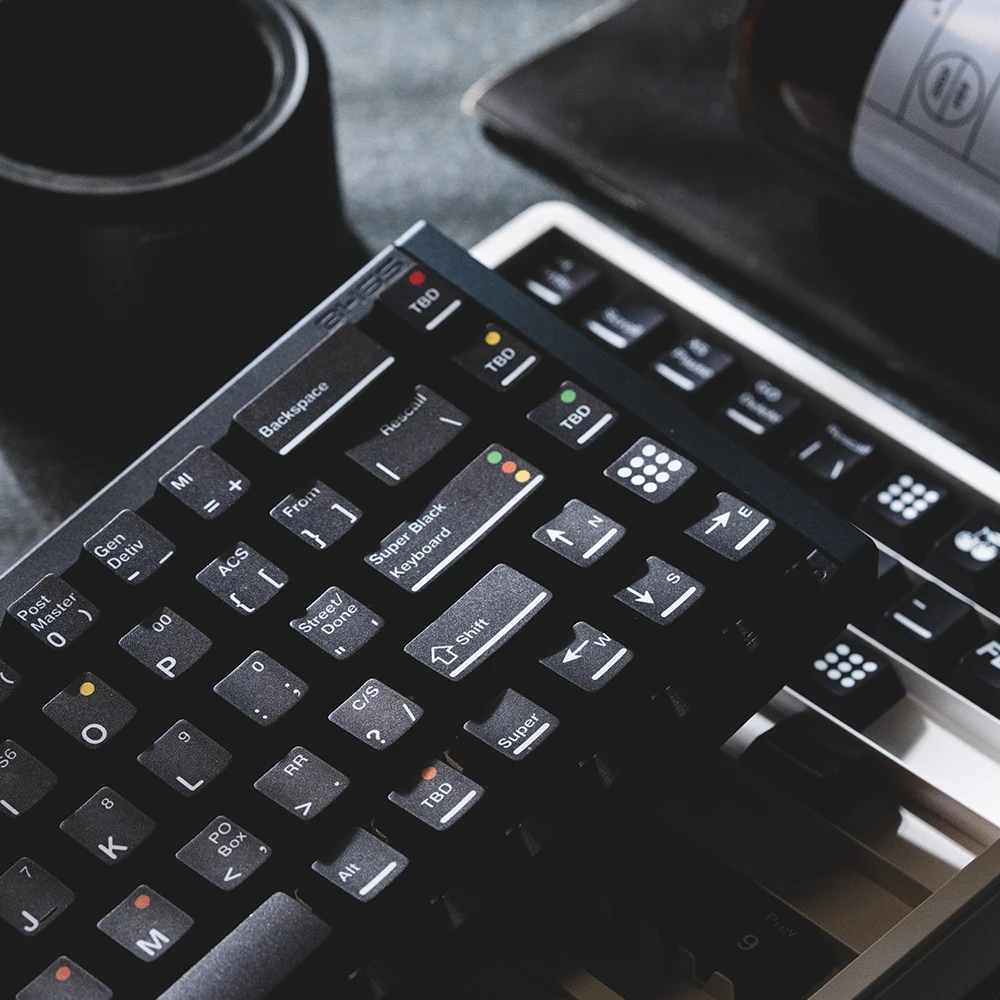 Keycap original SBK preto PBT sublimação designer 1.7mm teclado personalizado eixo magnético