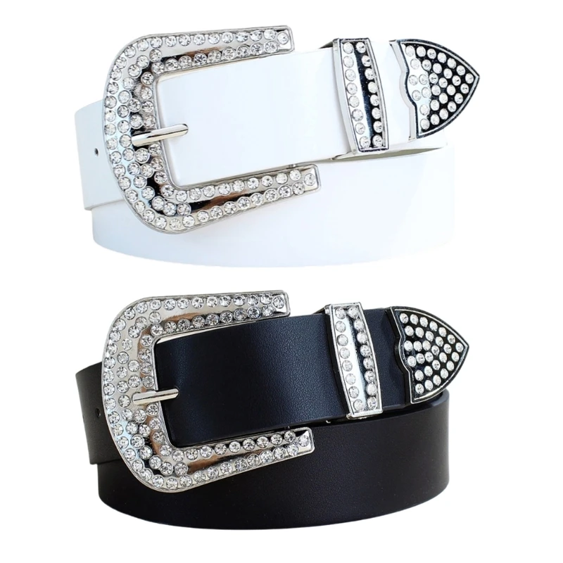 

Stylish Rhinestones Studded Belt Decorative New Ladies Waist Belt Unique Belt for Parties and Wedding Dropship