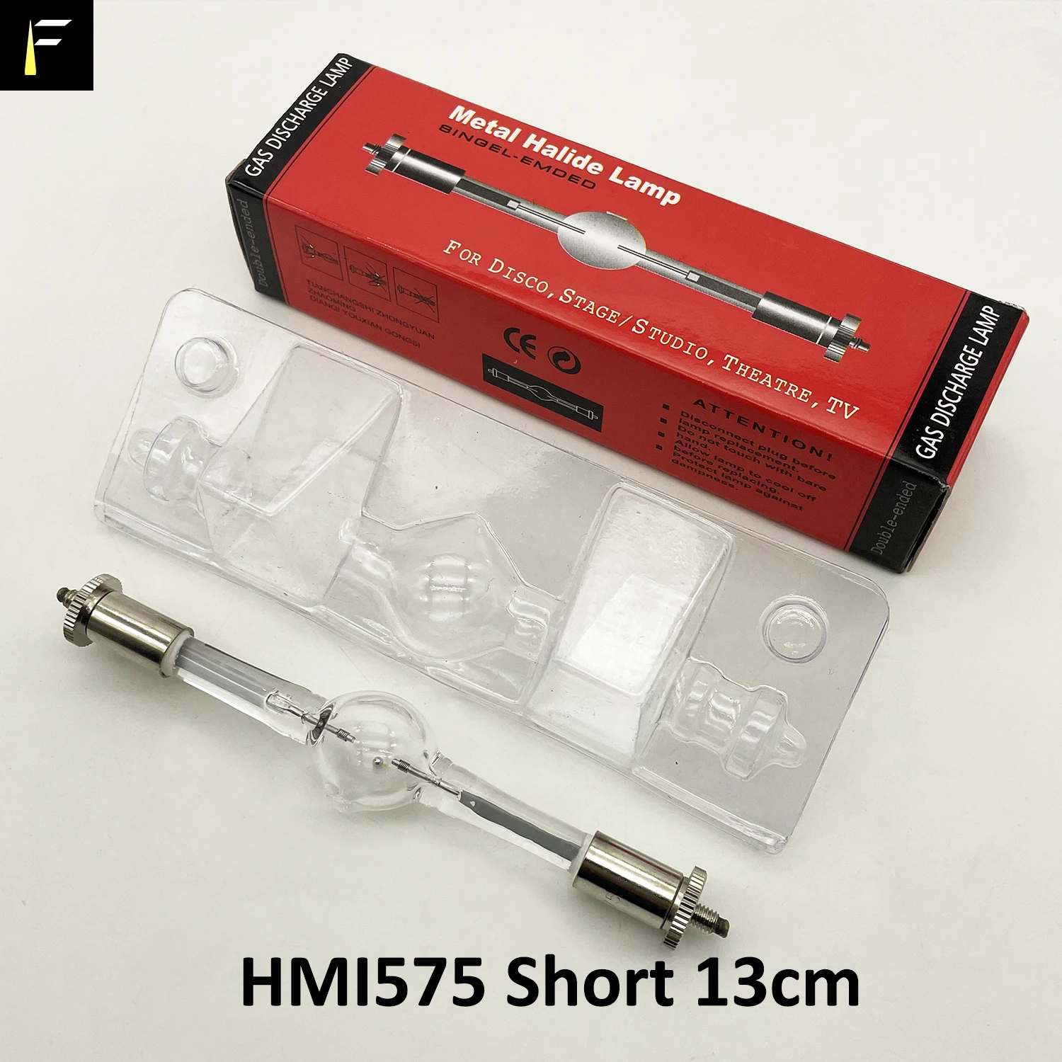 مصدر ضوء المرحلة التقليدية لمبة HMI 1200 قوس قصير/طويل HMI 575 /2 HMI 2500 قوس قصير/طويل لتحريك أضواء كشاف الرأس