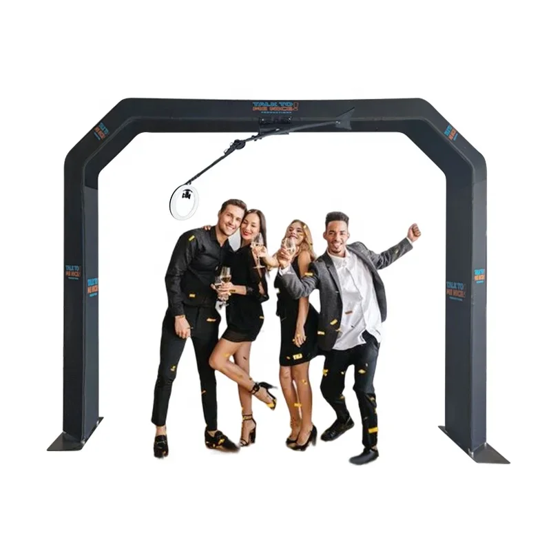 Hot 360 spinner Video Photobooth sky portable Slow Motion Rotating Photobooth Cam Video Photo Booth Machine For Business Party