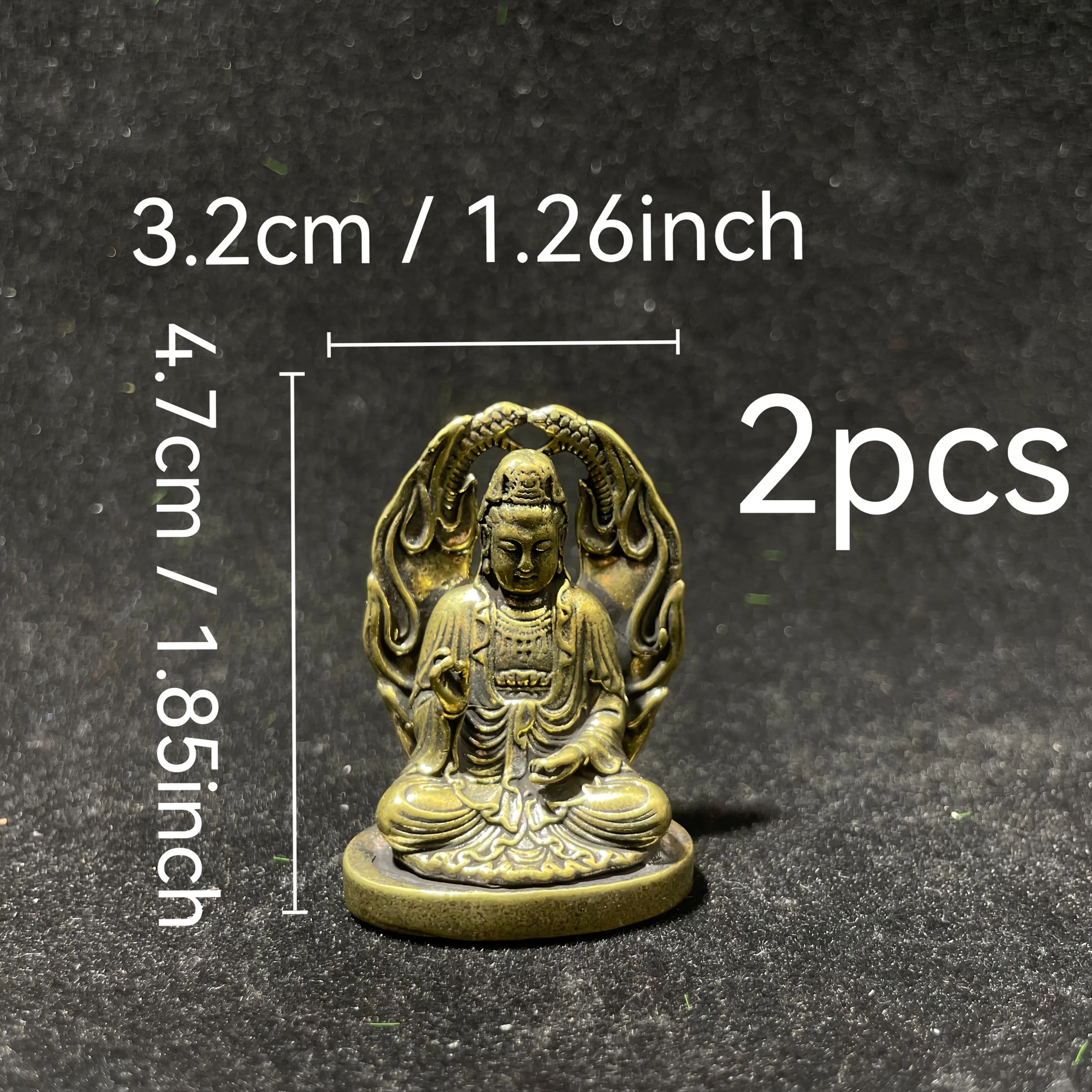 1/2 piezas de estatuas de Guan - Interior Design Office reseña y precio