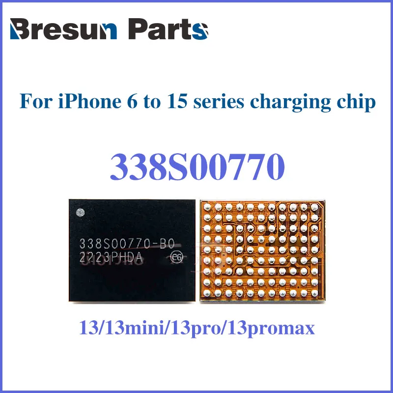 Chip de cargador IC, adecuado para iPhone 6, 7, 8, 8P, X, XS, XR, XSM, representa el iPhone 12, 13, 14, 15, pro Max Plus, se conecta al cargador USB IC, nuevo