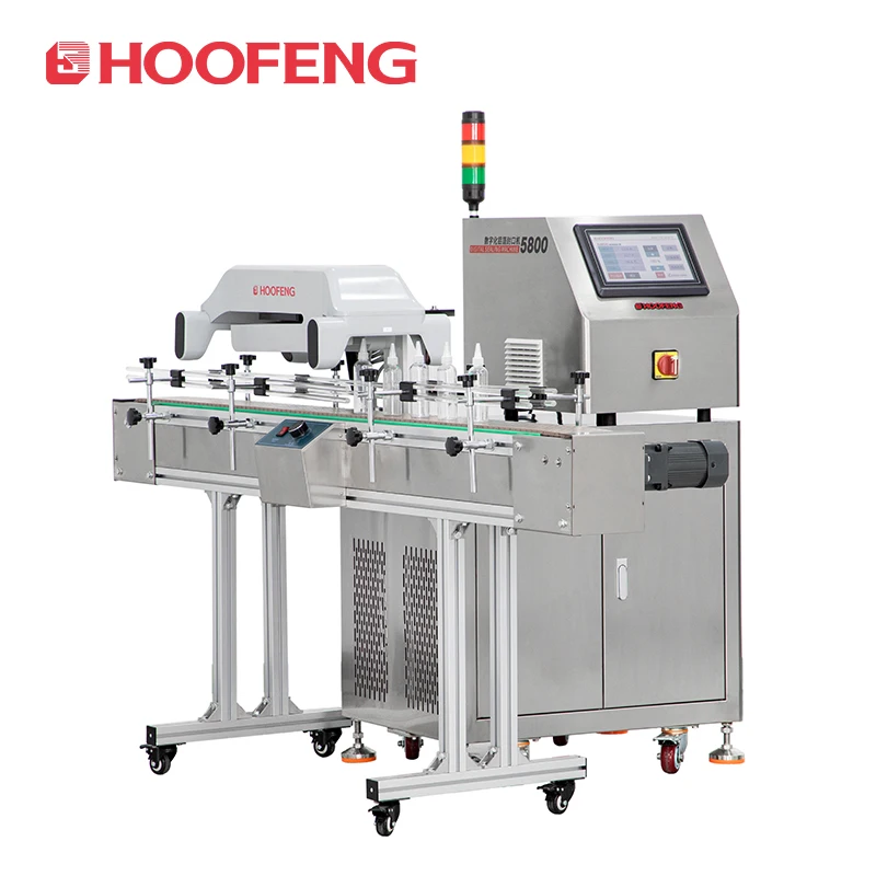 Factory Direct Sales Electric Automatic High Productivity Continuous Electromagnetic Induction Sealing Machine For Snack Cans