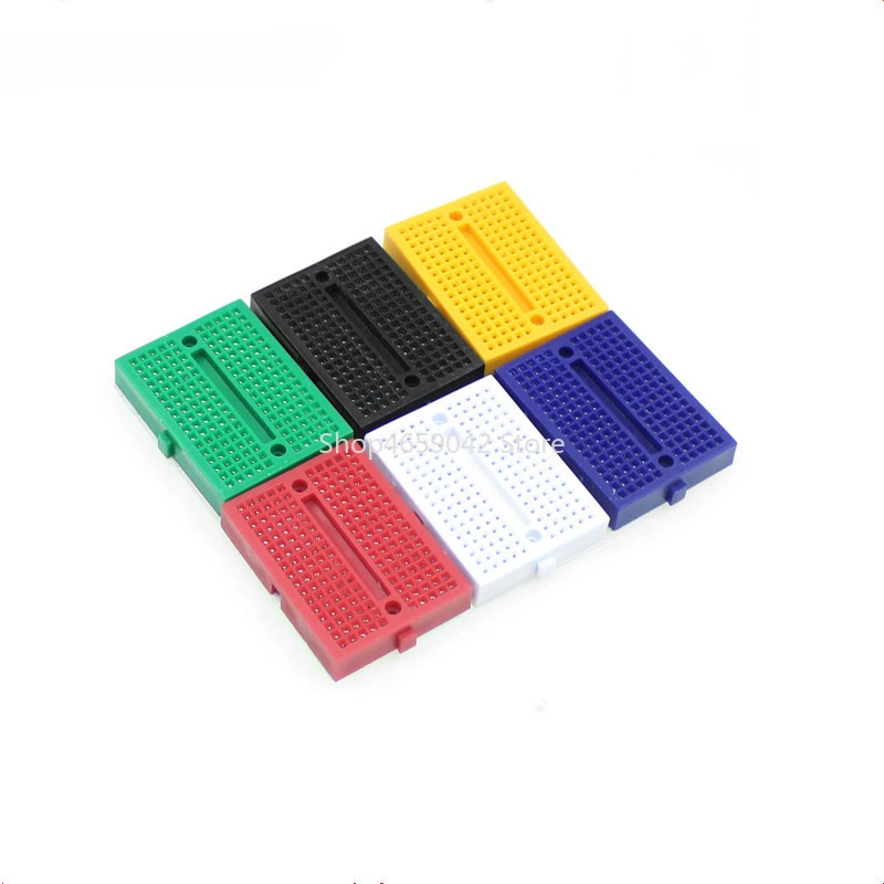 SYB-170 Mini Solderless Breadboard Prototype Experiment Test Protoboard 170 Tie-Points Bread Board for Arduino Shield 6 Colors