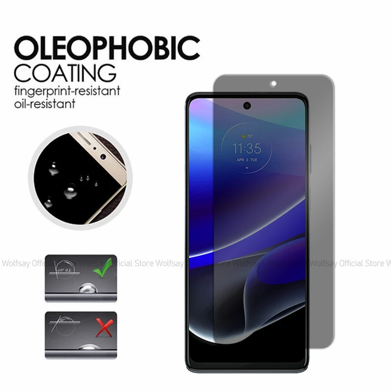 2/4PCS Privacy Screen Protector For Motorola Moto G Stylus 5G 2022 Anti-Spy Tempered Glass Motorola Moto G Stylus 5G 2022 Glass