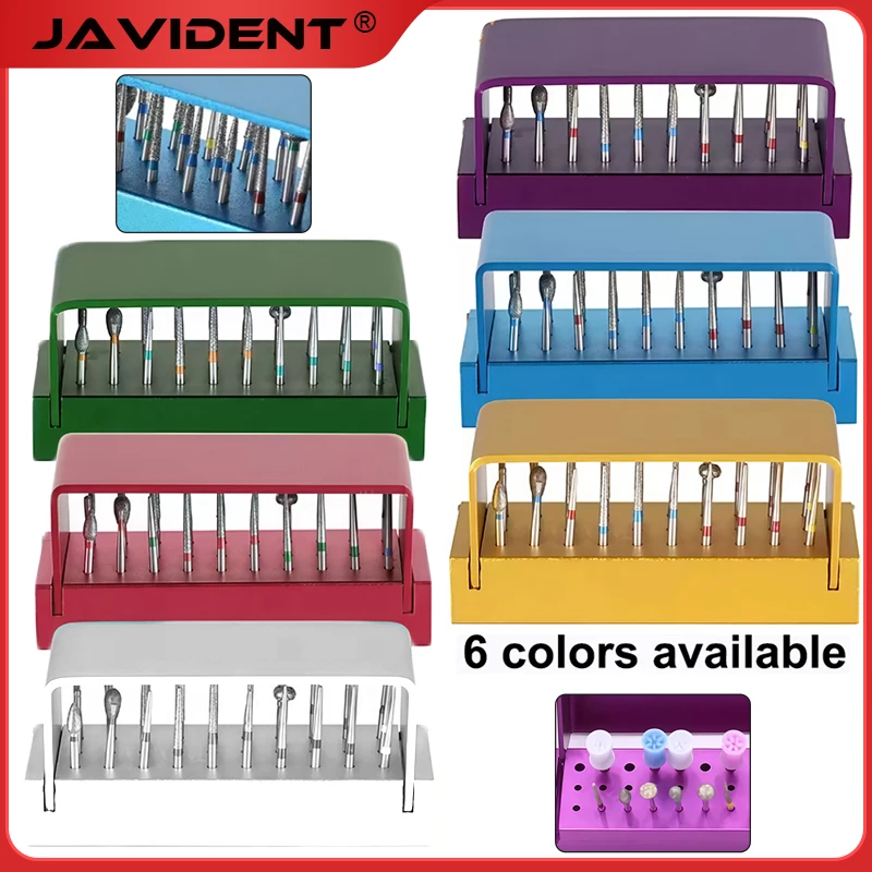 

1Set Dental Instruments and Materials: High-Speed Handpiece Bur Set, Dental Diamond Burs, 30-Piece Bur Set + Bur Holder