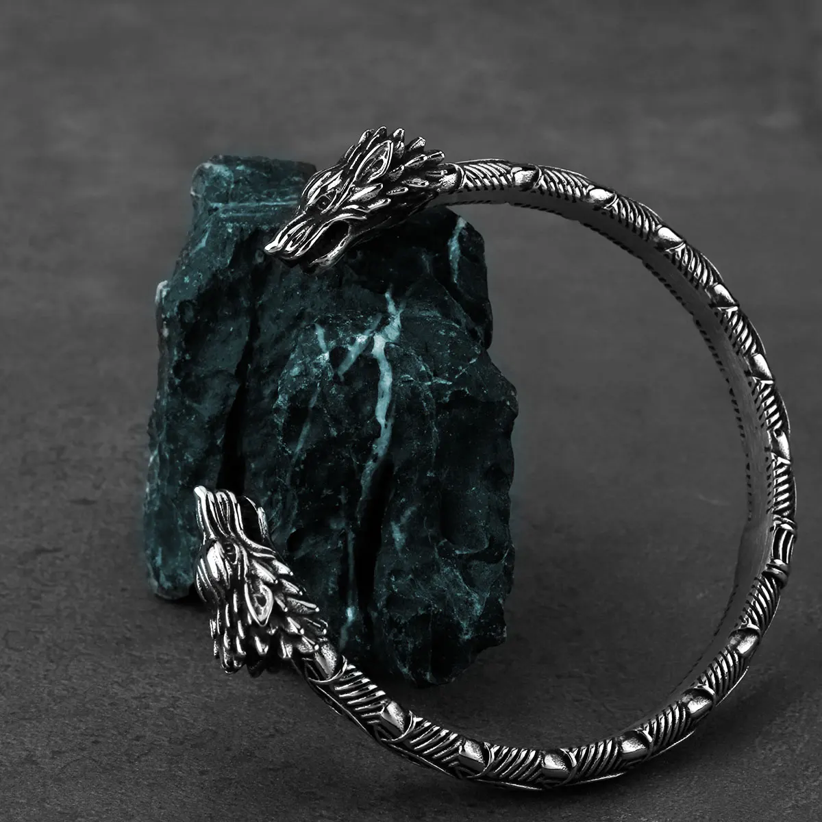 Nordic Viking Faucet Men\'s Bracelet Stainless Steel Personality Creative Jewelry Birthday Gifts for Boyfriend Jewelry Wholesale