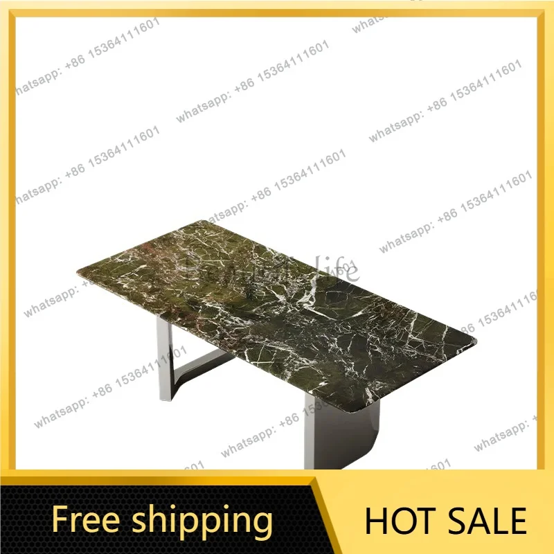 PG Extending Luxury Dining Table Coffee Restaurant Kitchen Center Writing Dining Table Designer Modern Muebles Salon Furniture