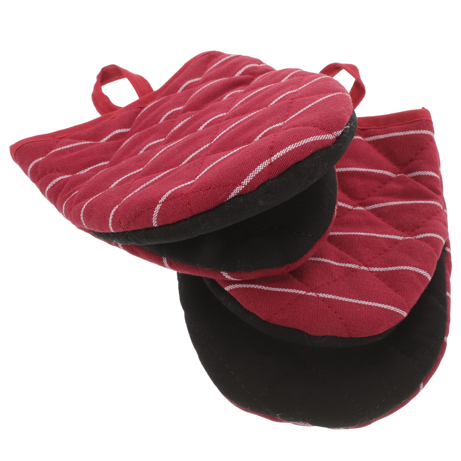 1 paire de mitaines de four résistantes à la chaleur, gants en coton épais pour la cuisine, la cuisson, les grillades, gants de Protection des mains