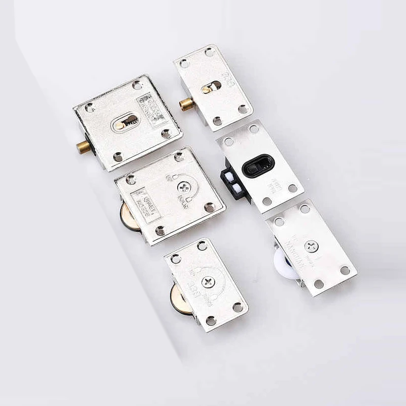 

1 Pair Furniture Heavy-Duty Sliding Doors Bearings Wheels Door Wheels Cabinet Doors Copper Wheels Cabinet Accessories
