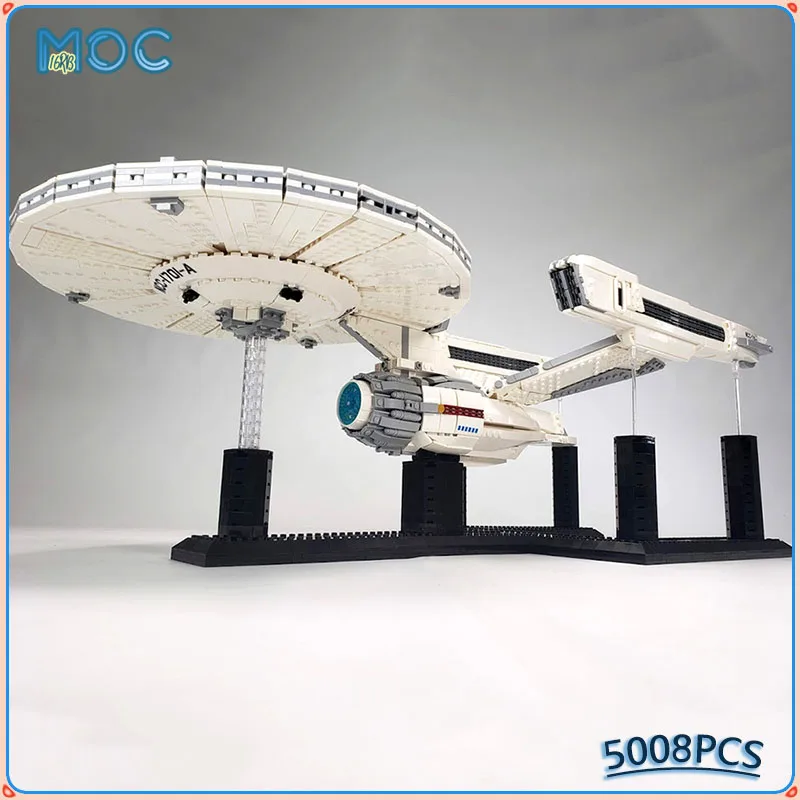 U.S.S. Enterprise NCC-1701-A - UCCS Model MOC Building Blocks DIY Assemble Bricks Space Collection Creative Toys Gifts 5008PCS