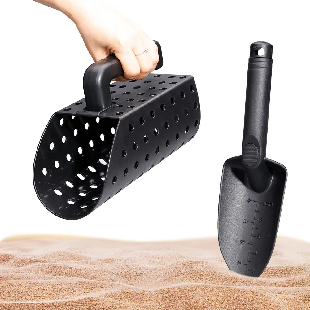 Sand Scoop e pala strumento di scavo Metal Detector Sand Scoop pala Set per accessori per il rilevamento dei metalli da spiaggia per bambini adulti