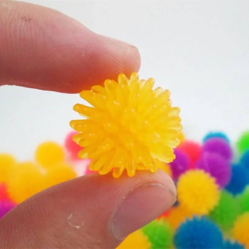 Bola de erizo para gato, juguete creativo de plástico elástico, interactivo, suave, suministros para mascotas, 5/10 piezas