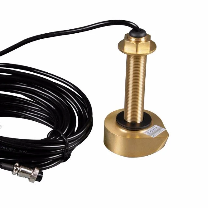 Bronze Underwater Transducer for  Fishing and Marine Equipment Thru Hull for Boats