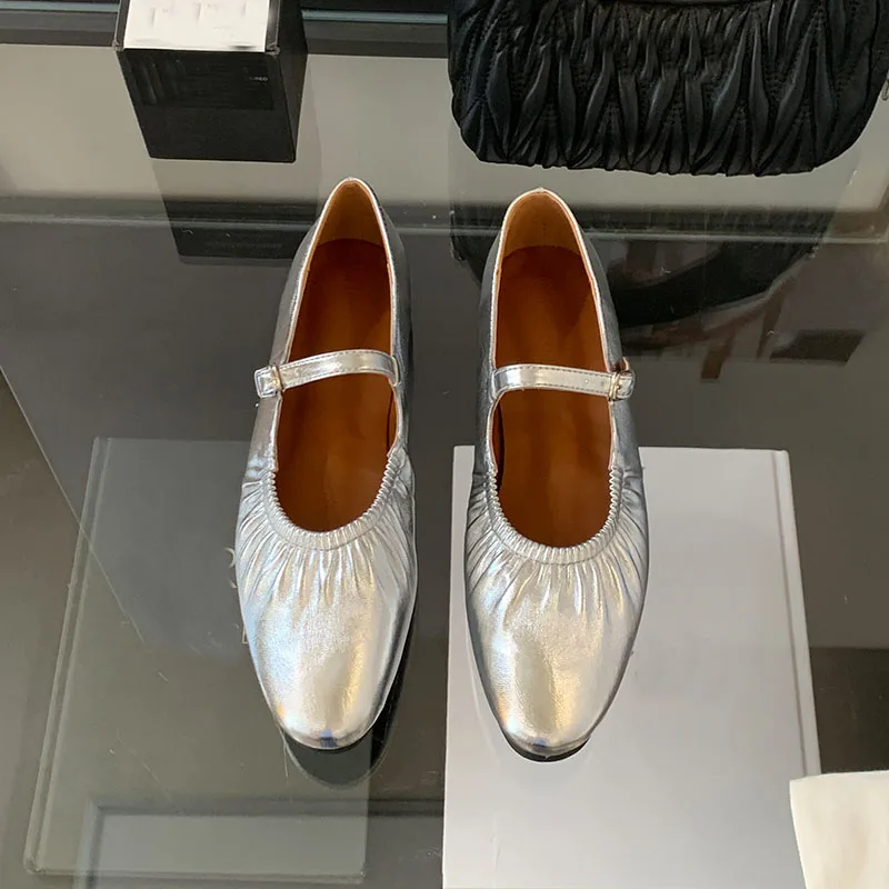 

Женская модная женская обувь Мэри Джейн на плоской подошве с пряжкой и ремешком, новинка 2025, роскошная женская мягкая обувь на плоской подошве, женская обувь на плоской подошве с обувью