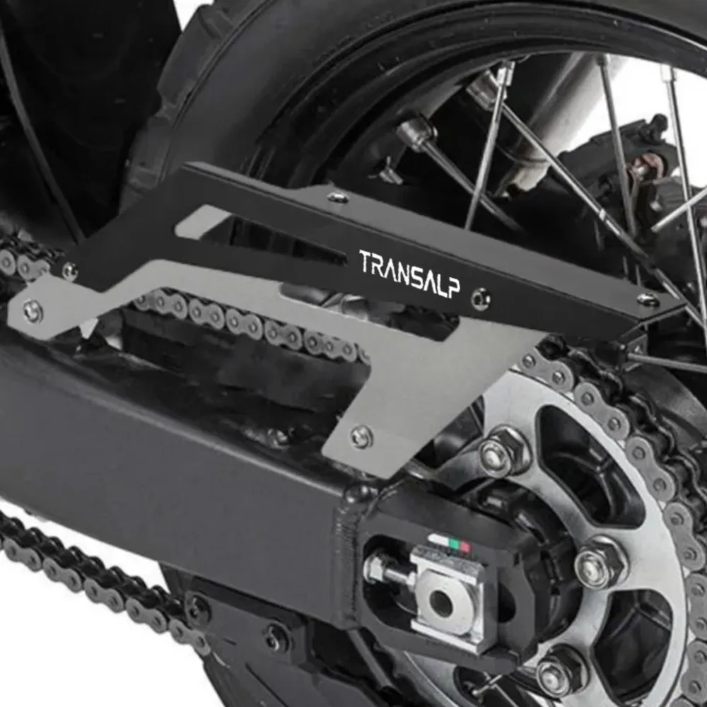 Image of XRV650 AfricaTwin XRV750 Africa Twin Motorradzubehör für Honda XL600V XL650V XL700V Transalp Kettenschutzabdeckung
