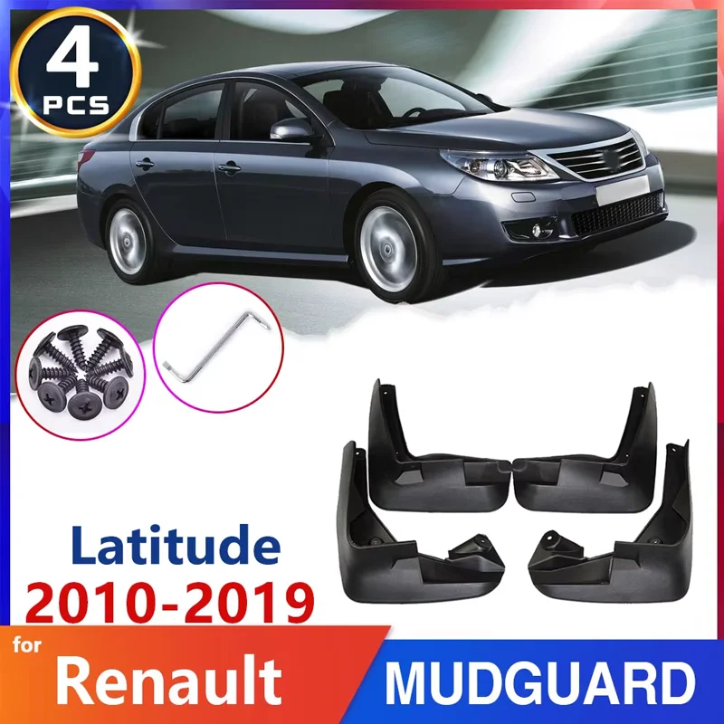 

Car Tire Fender Mud Flaps for Renault Latitude 2010~2019 Safrane Samsung SM5 2018 Guards Mudguards Mudflaps Car Goods Stickers