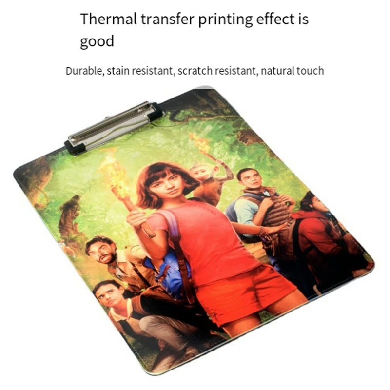 4PCS Sublimation Blank Document Folders PU Leather Document Folders For A4/ Letter Size Sheets