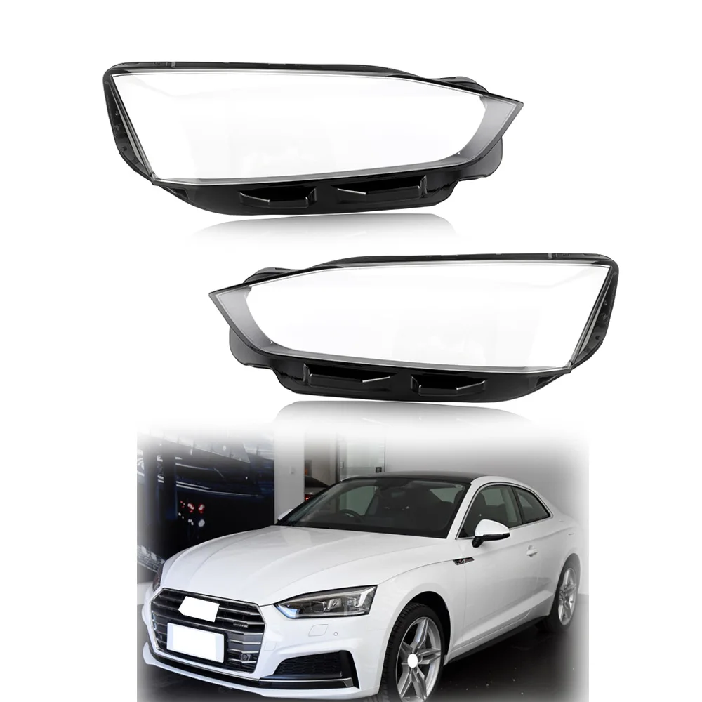 

For Audi A5 2017 2018 2019 2020 Headlamp Cover Lampshade Car Headlight Shell Lens