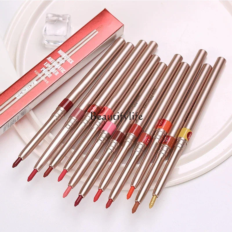 

Waterproof and Durable Non-Decolorizing Automatic Rotation Lip Pencil Natural Modification Hook Line