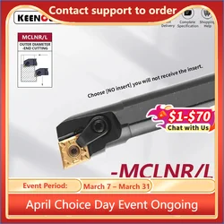 S16Q-MCLNR S20R-MCLNR S25S-MCLNR S32S-MCLNR Internal Turning Tool -MCLNR/L Lathe Bar Turning Holder CNC Cutting Tool Cutter Bar