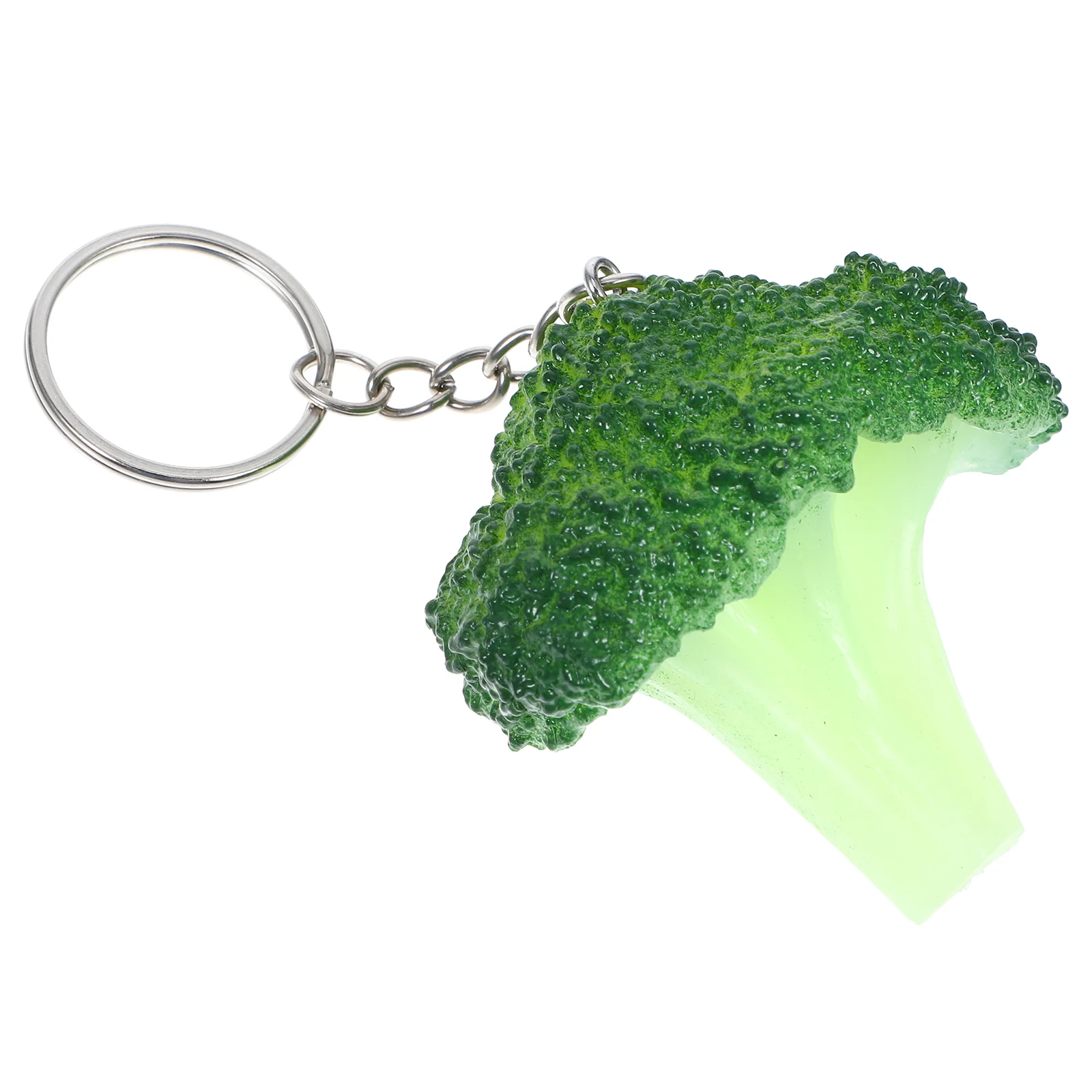 Broccoli Keychain Practical Decor Bag Pendant Handbag Cartoon Design Party Favor Gifts Resin