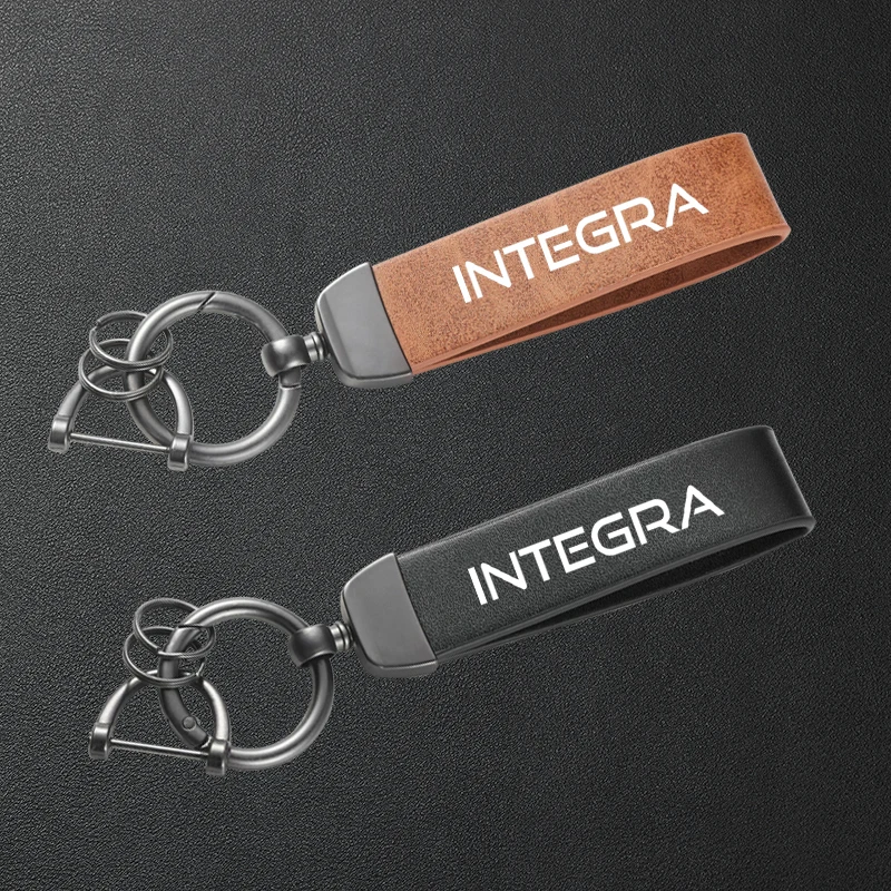 

High-Grade Leather Motorcycle Keychain Holder Keyring For Honda INTEGRA 700 750 Integra 700 750 DCT 2012-2025 Accessories