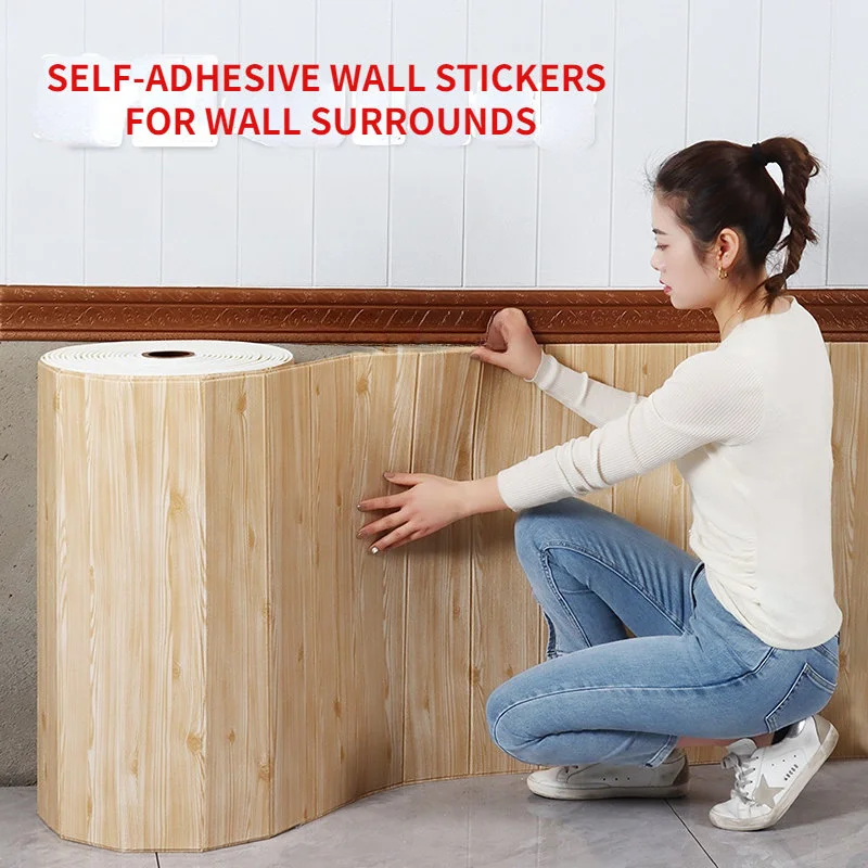 10m 3D Brick Wall Stickers DIY Decor Self-Adhesive Waterproof Wallpaper For Kids Room Bedroom Kitchen Home Wall Decor