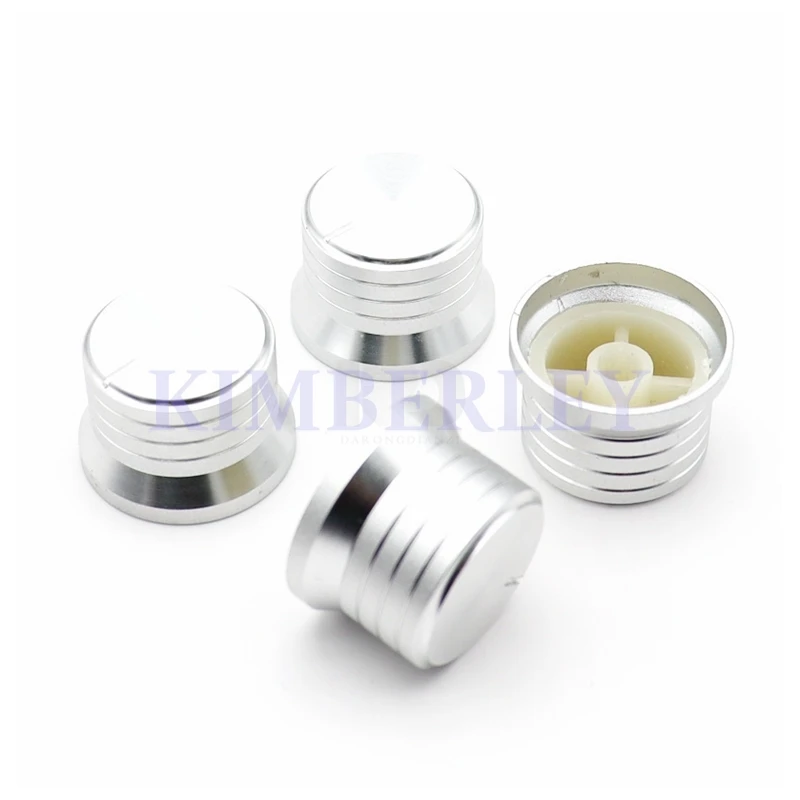 2PCS 30*20MM Fancy Axis Aluminum Alloy Knob Potentiometer Knob Power Amplifier Sound Volume Adjustment Switch Knob Cap