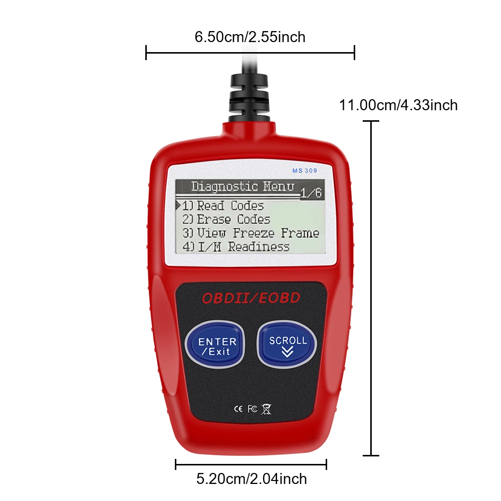 Auto Accessories OBD2 Code Reader Fault Code Clear OBD 2 Scanner Digital Display Car Diagnostic Tools Universal Version