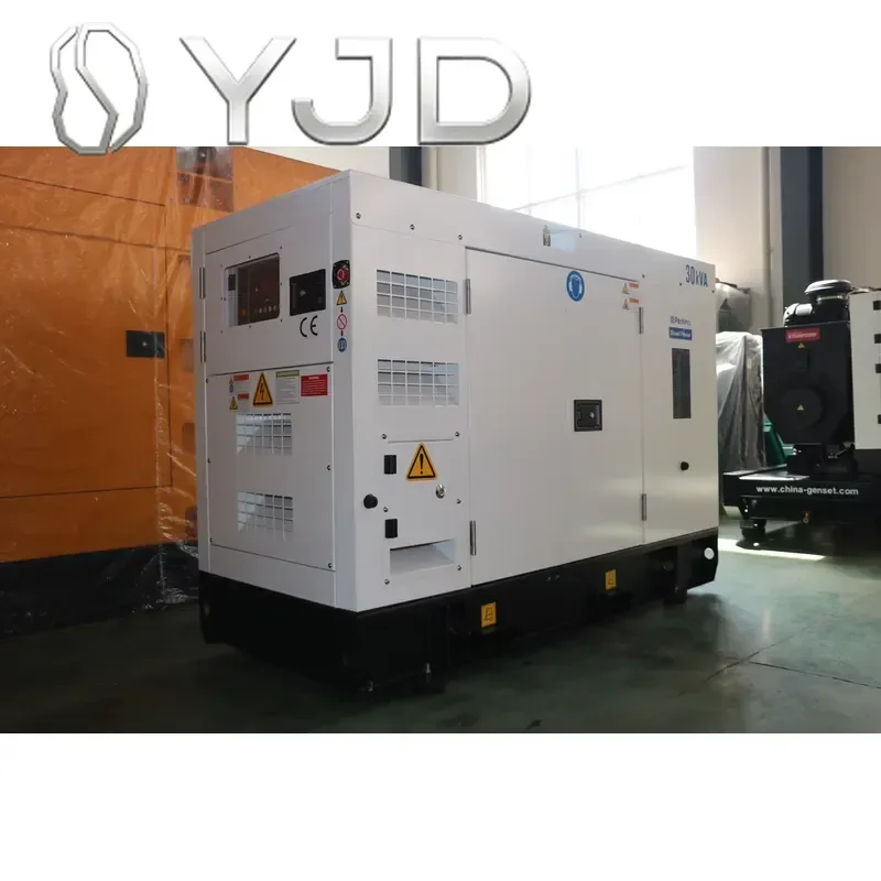 Factory Price 24kW 30kVA   Diesel Generator Silent Type Super Soundproof 3 Phase 50Hz for Home Backup & Small