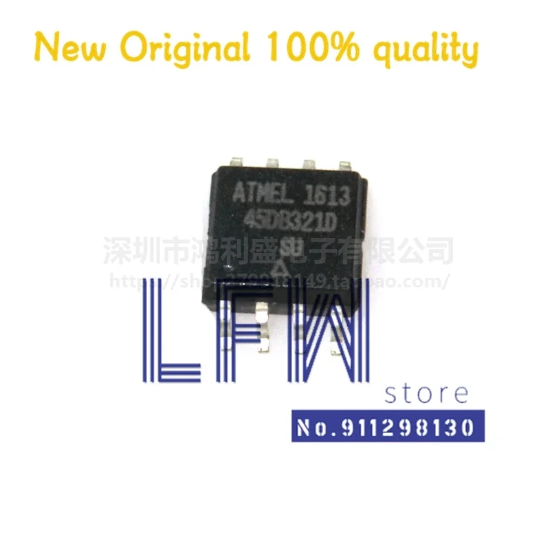 5pcs/lot AT45DB321D-SU AT45DB321 45DB321D SOP8 Chipset 100% New&Original In Stock