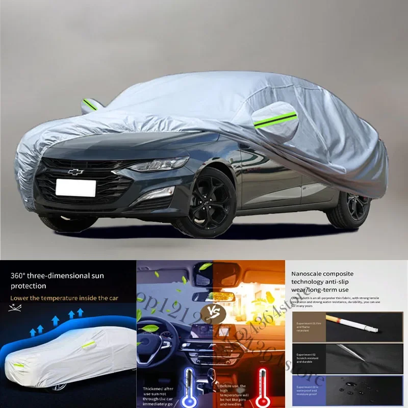 

For Chevrolet Malibu fit Outdoor Protection Full Car Covers Snow Cover Sunshade Waterproof Dustproof Exterior Car cover