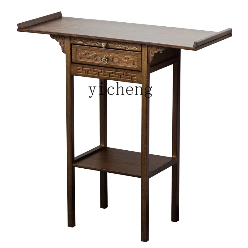 ZK Buddhist shrine table for household modern style economical God of Wealth cabinet solid wood Buddha table new Chinese style