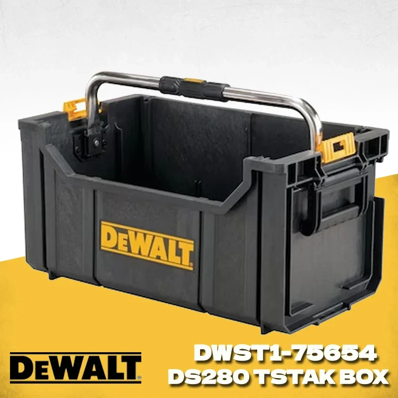 DEWALT DWST1-75654 Tough System DS280 Tote ToughSystem With Handle TSTAK Storage Tool Box Tool Case Tote Basket