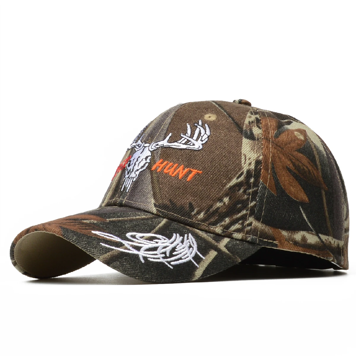 High Quality Animal Patterns Baseball Caps for Men DEER HUNT Letters Baseball Hats Hip Hop Street Dad Hats