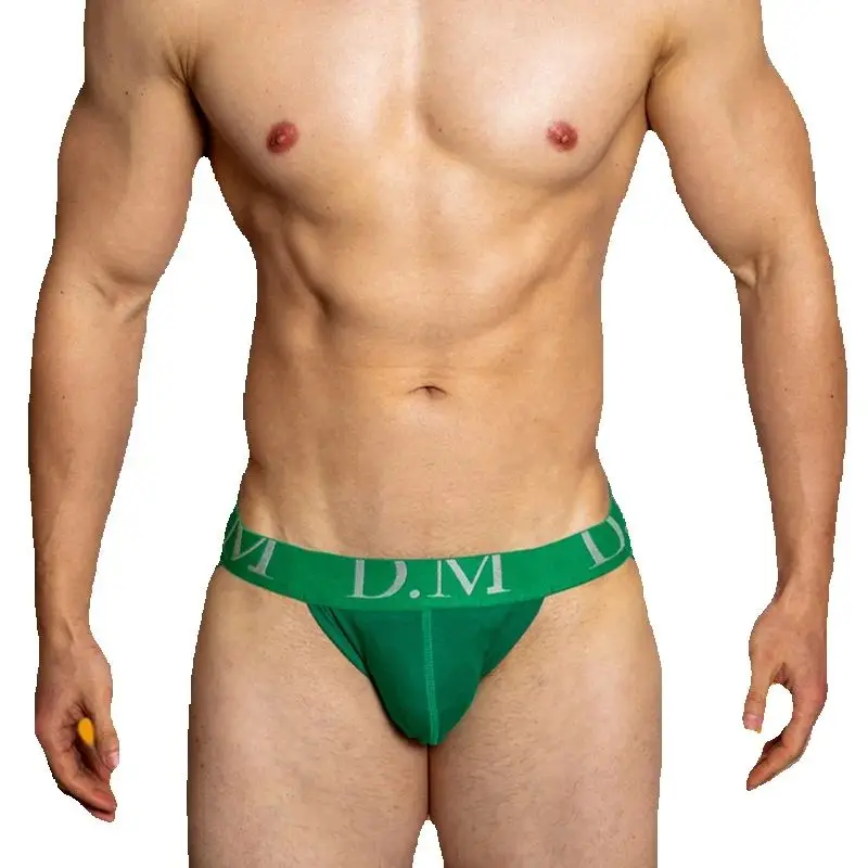 Men\'s Underpants Male Underwear Gay Low-Rise Jockstrap Men\'s Thongs Solid Tanga Hombre Men\'s Sexy Underpants Cotton Underwear