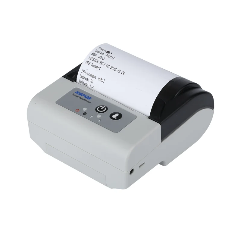 

3-Inch Wireless Thermal Receipt Printer 80mm Portable Bluetooth Printer with Built-in Battery for Android & iOS