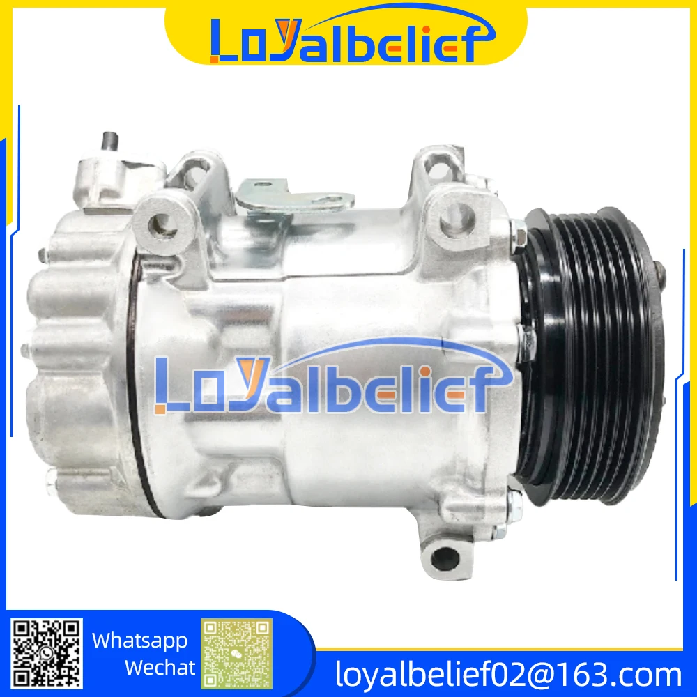 AC Conditioner Compressor For PEUGEOT 5008 3008 508 407 308 CITROEN C5 DS4 SD7C16 6453ZS 6453ZT 9684141780 9671451380 648756