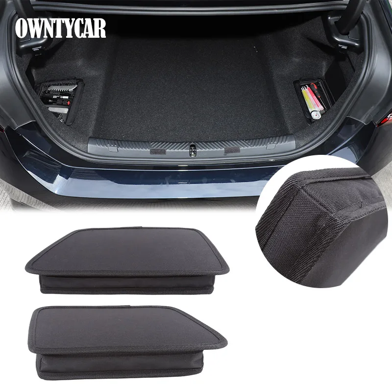 For BMW 5 Series G60 2024+ Oxford cloth Car Rear Trunk Side Storage Box Multi Functional Storage Box Car Interior Accessories